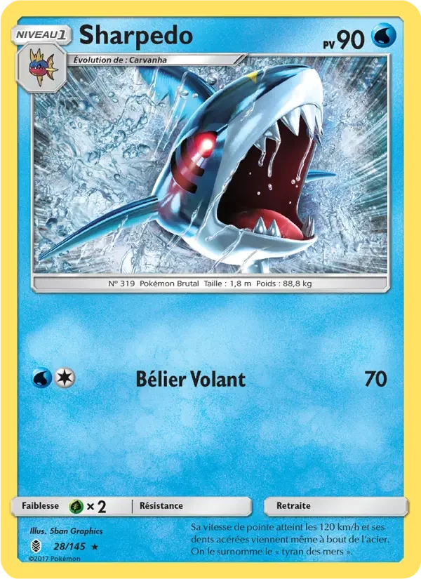 Carte Sharpedo