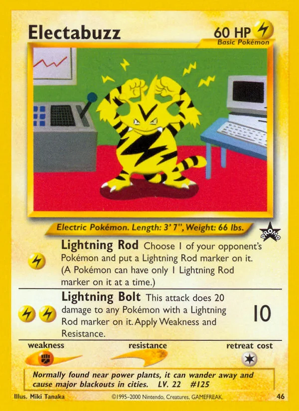 Carte Pokémon Élektek — Promos Wizards