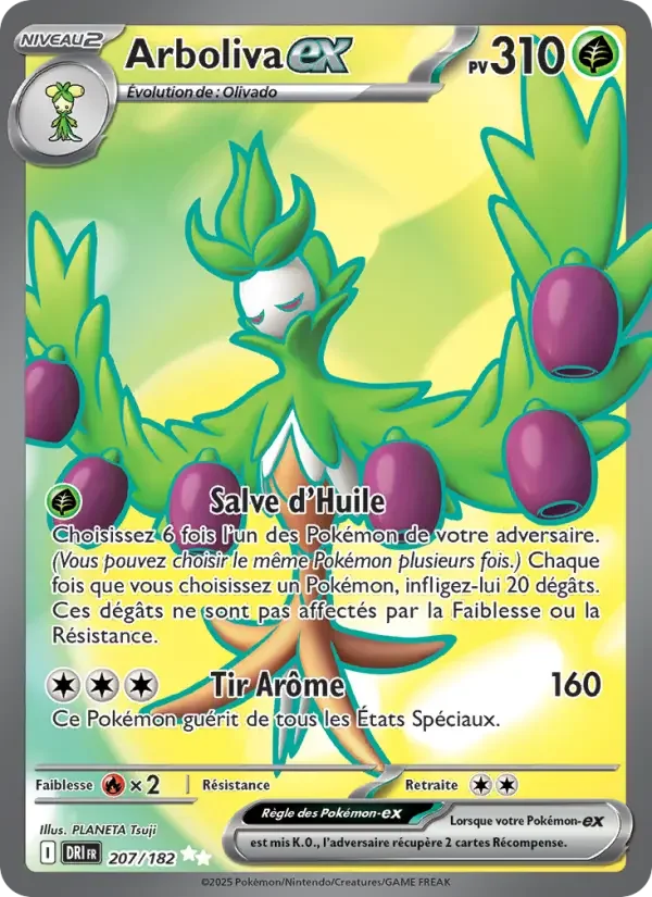 Carte Pokémon Arboliva-ex — Rivalités Destinées