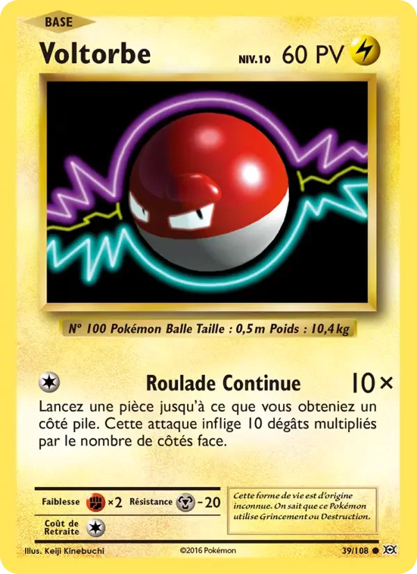 Carte Voltorbe