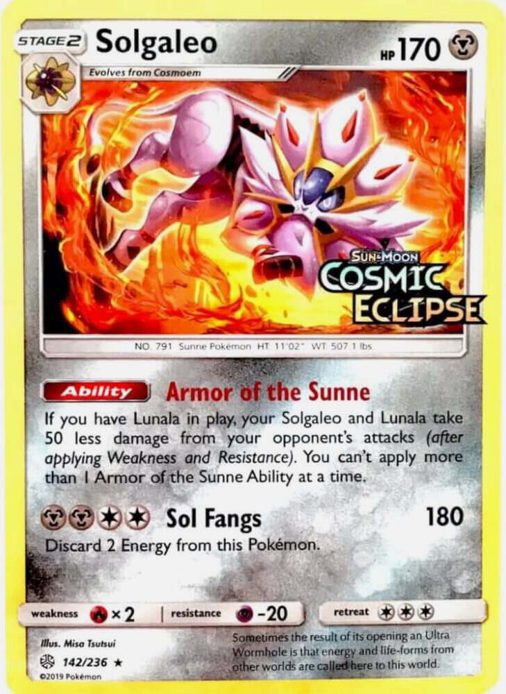 Carte Solgaleo