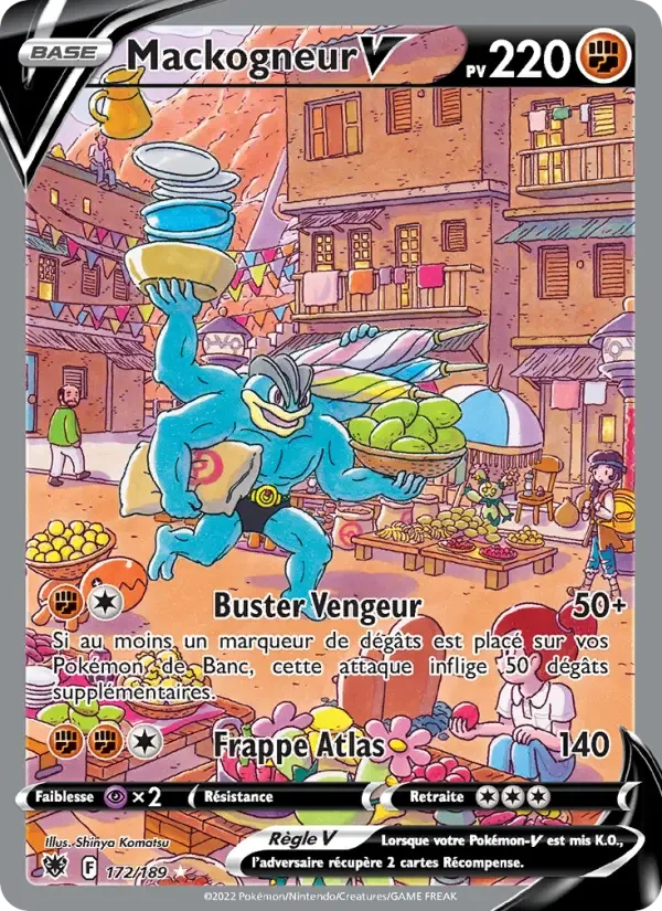 Carte Pokémon Mackogneur V — Astres Radieux