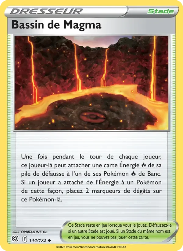 Carte Bassin de Magma