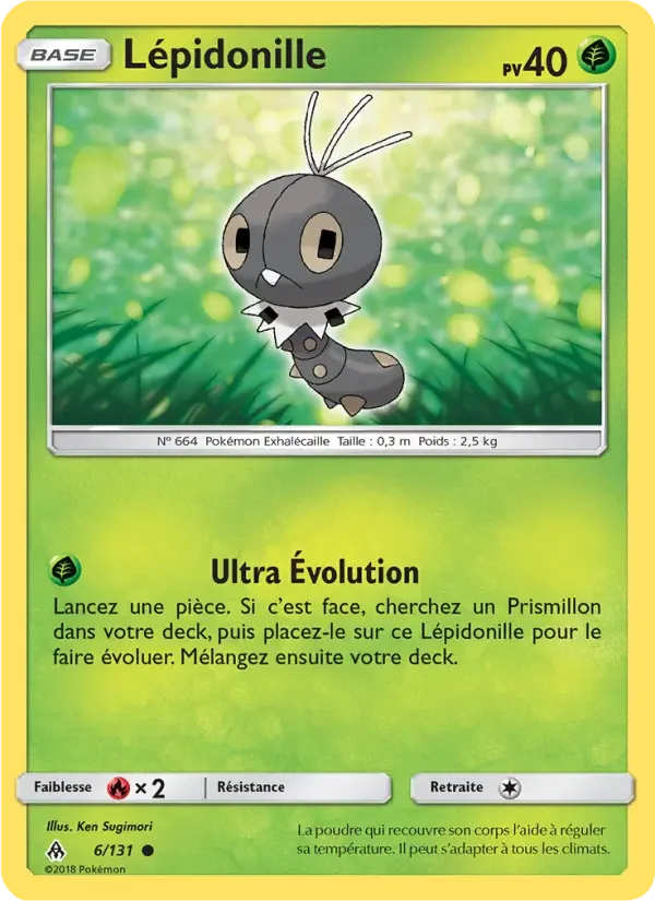 Carte Lépidonille