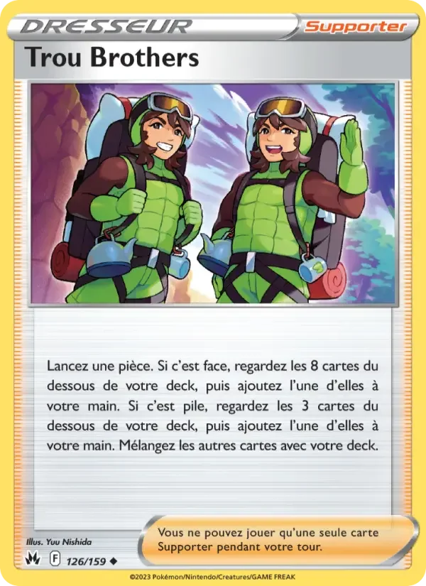 Carte Pokémon Trou Brothers — Zénith Suprême