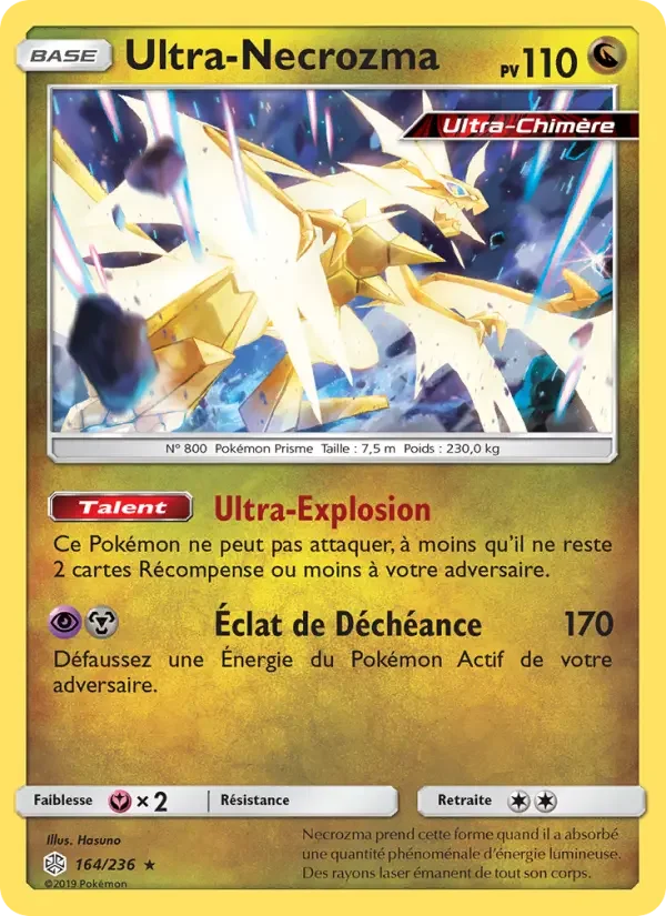 Carte Pokémon Ultra-Necrozma — Éclipse Cosmique