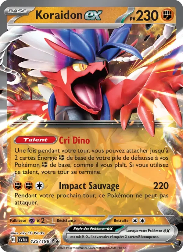 Carte Koraidon-ex