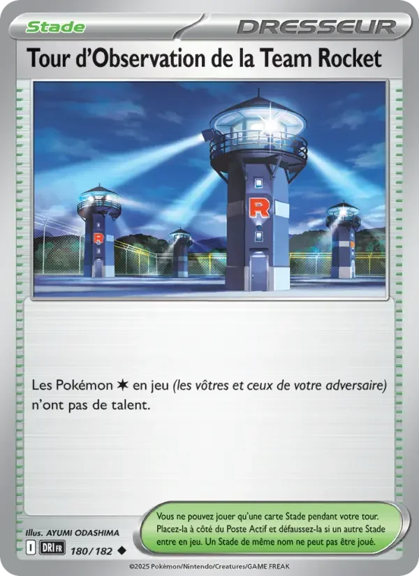 Carte Pokémon Tour d'Observation de la Team Rocket — Rivalités Destinées