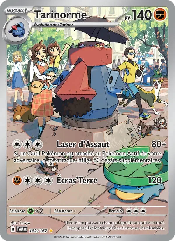 Carte Pokémon Tarinorme — Mascarade Crépusculaire