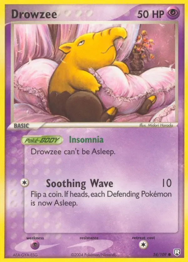 Carte Pokémon Soporifik — EX Team Rocket Returns