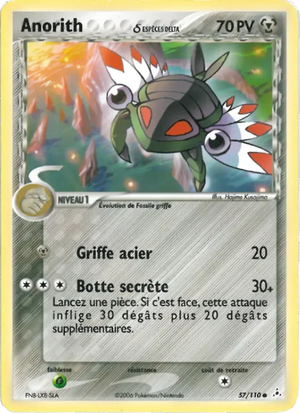 Carte Anorith δ