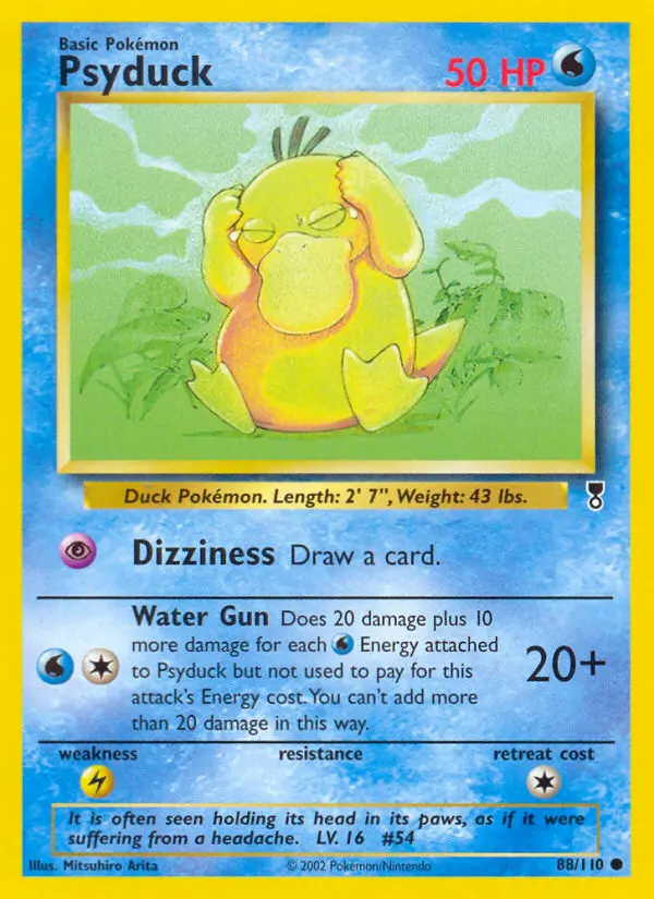 Carte Pokémon Psykokwak — Legendary Collection