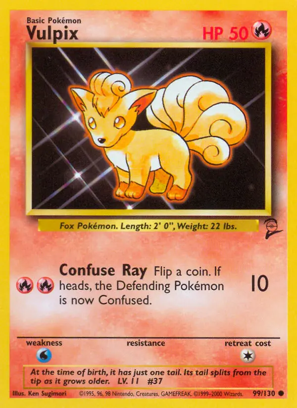 Carte Pokémon Goupix — Base Set 2