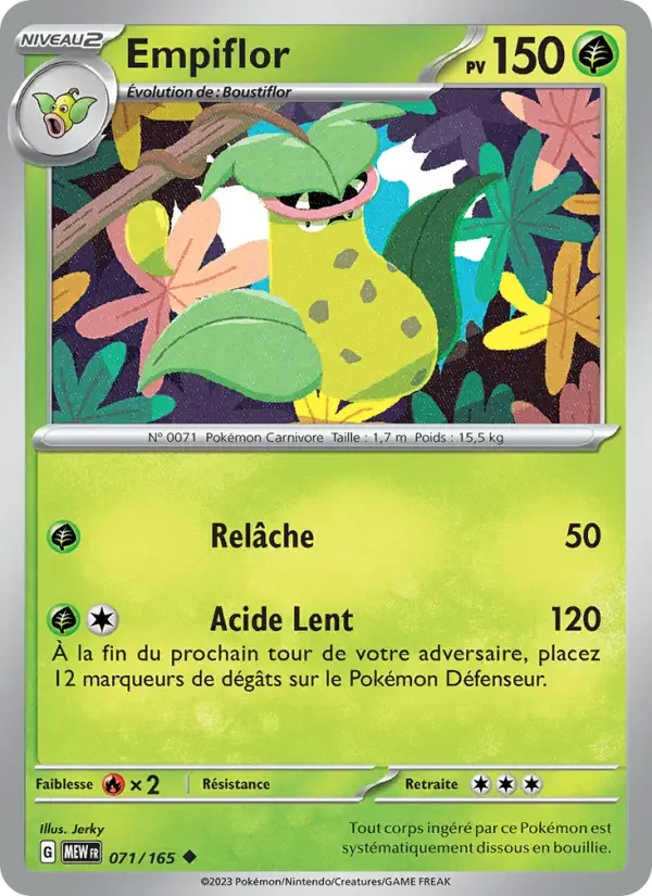 Carte Pokémon Empiflor — Pokémon 151