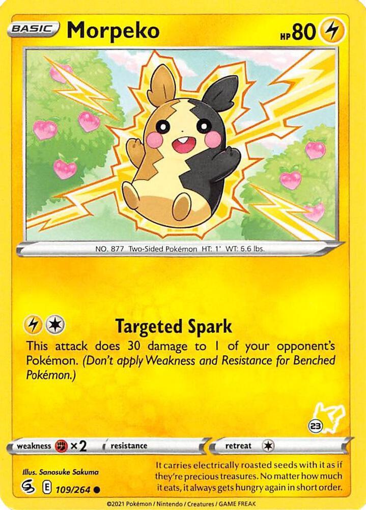 Carte Pokémon Morpeko — Poing de Fusion