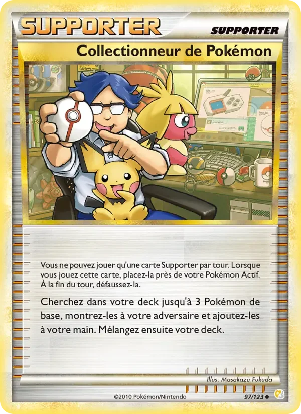 Carte Collectionneur de Pokémon