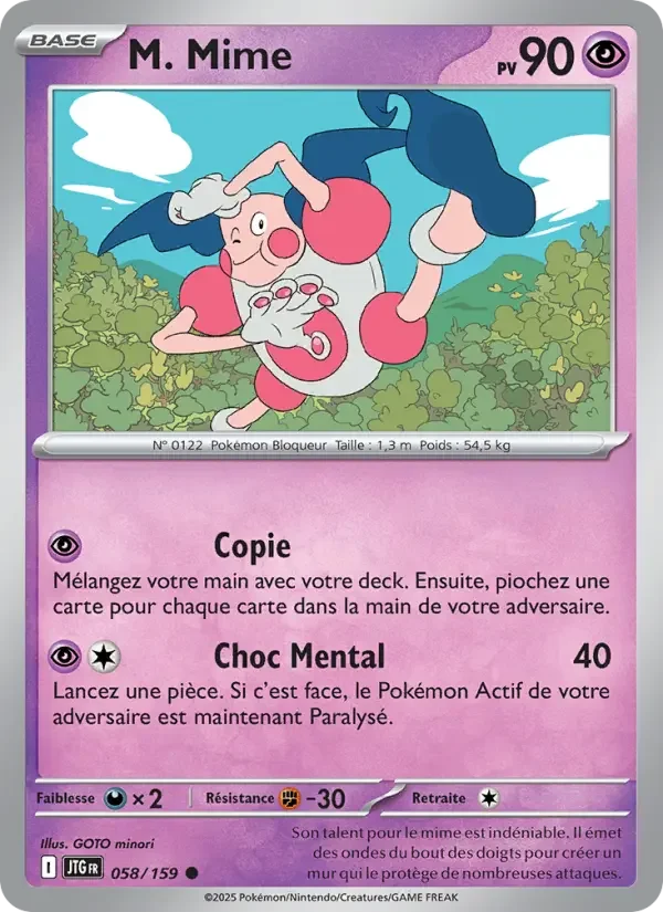 Carte Pokémon M. Mime — Aventures Ensemble