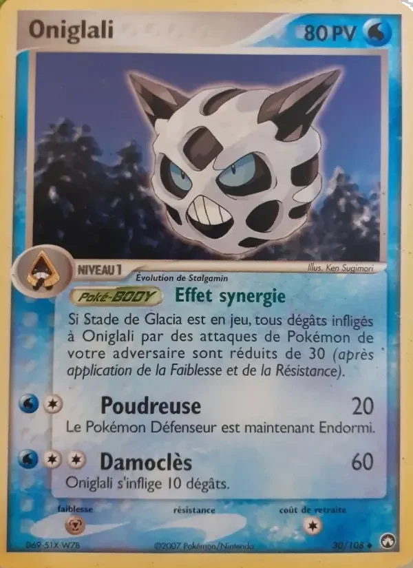 Carte Pokémon Oniglali — Gardiens du Pouvoir