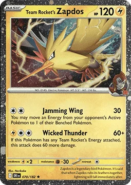 Carte Électhor de la Team Rocket