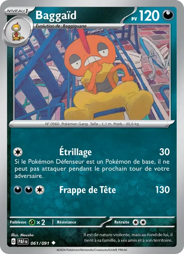 Carte Pokémon Baggaïd — Destinées de Paldea