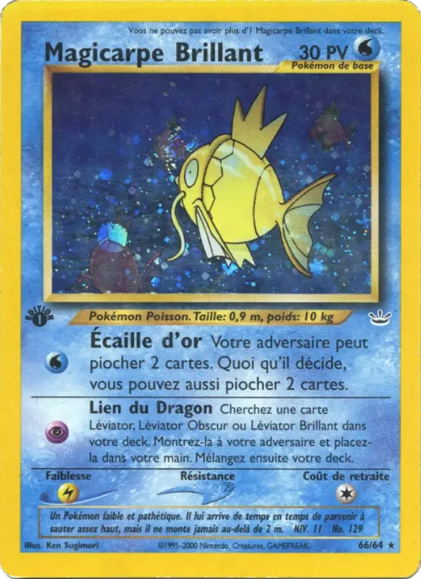 Carte Magicarpe Brillant