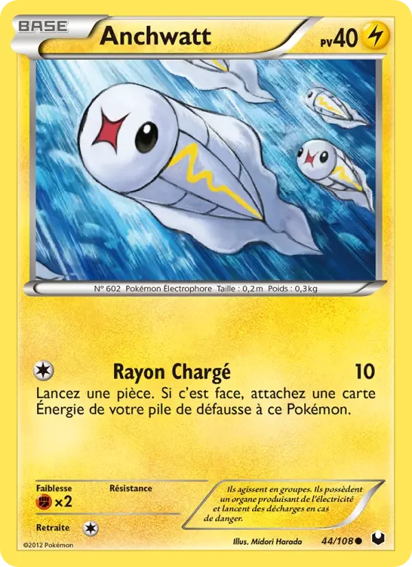 Carte Pokémon Anchwatt — Explorateurs Obscurs