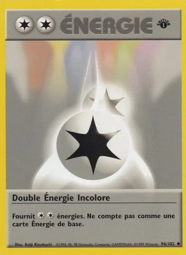 Carte Double Énergie Incolore
