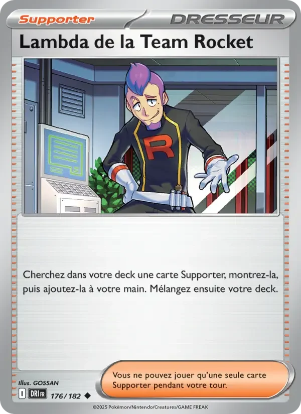 Carte Pokémon Lambda de la Team Rocket — Rivalités Destinées