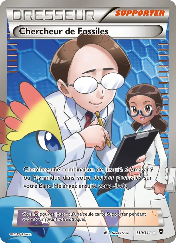 Carte Pokémon Chercheur de Fossiles — Poings Furieux