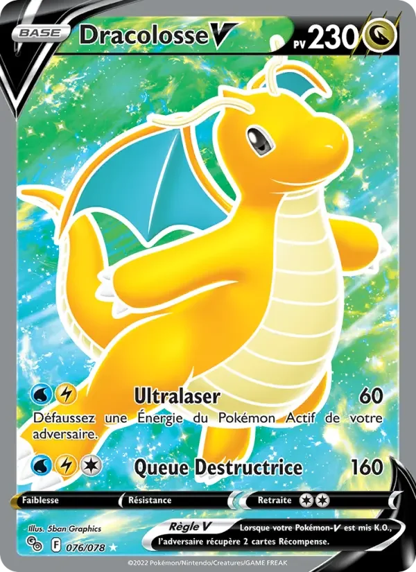 Carte Pokémon Dracolosse V — Pokémon GO