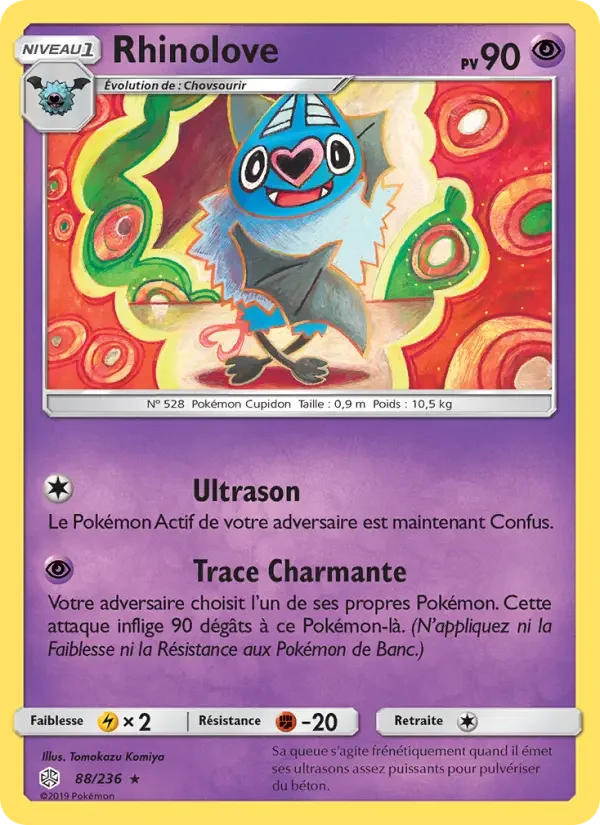 Carte Pokémon Rhinolove — Éclipse Cosmique