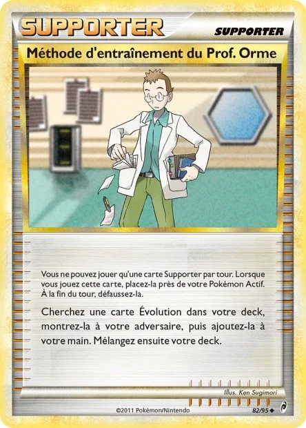 Carte Pokémon Méthode d'entraînement du Prof. Orme — L'Appel des Légendes