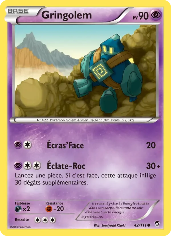 Carte Pokémon Gringolem — Poings Furieux
