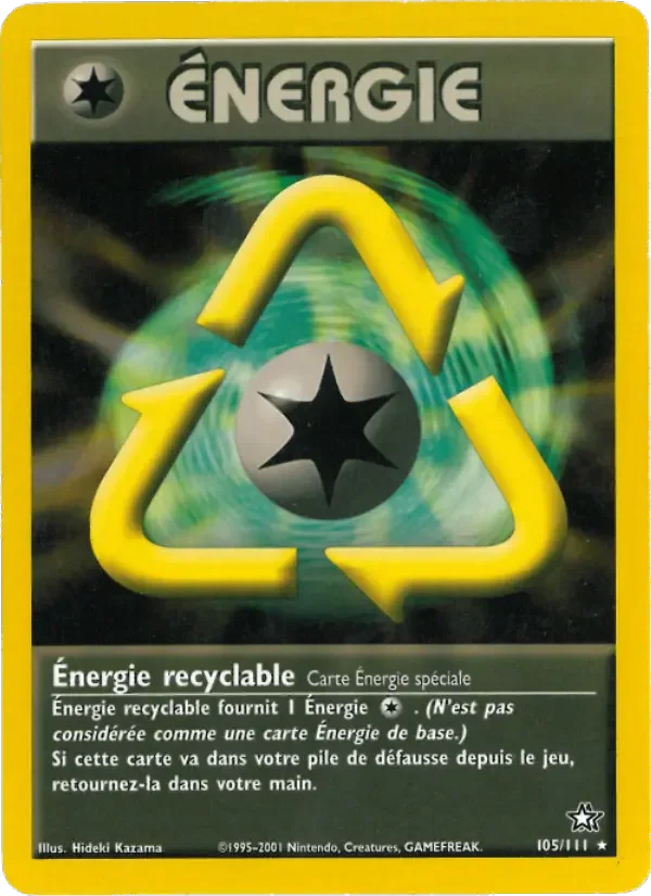 Carte Énergie recyclable