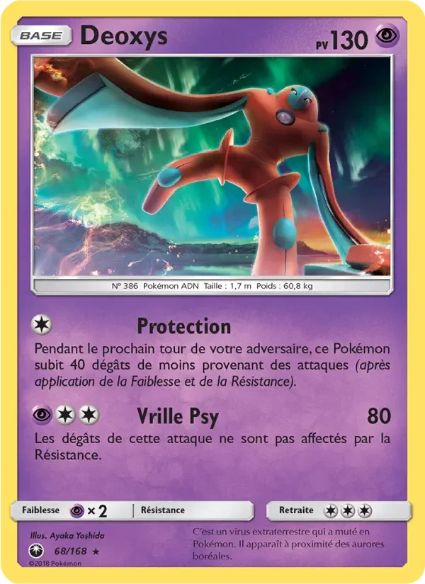 Carte Pokémon Deoxys — Tempête Céleste