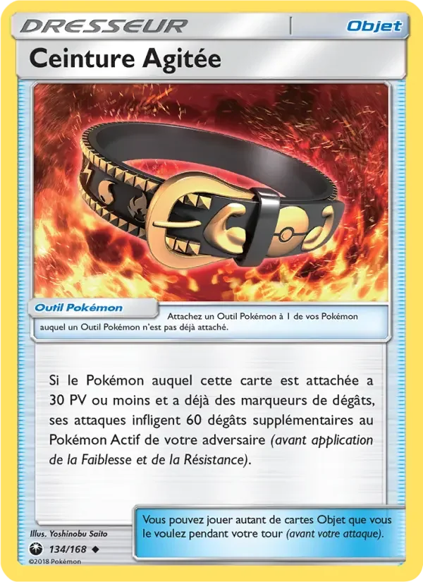 Carte Pokémon Ceinture Agitée — Tempête Céleste