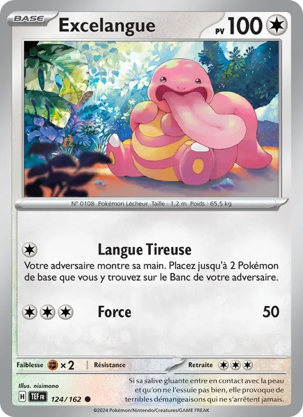 Carte Pokémon Excelangue — Forces Temporelles