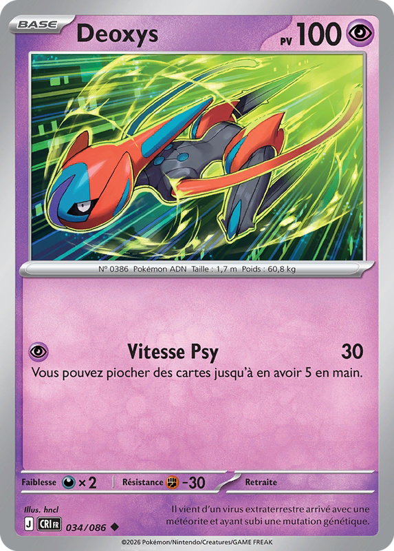 Carte Deoxys