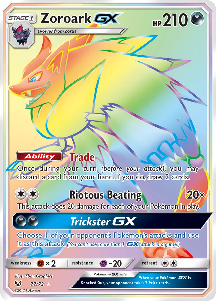 Carte Zoroark GX