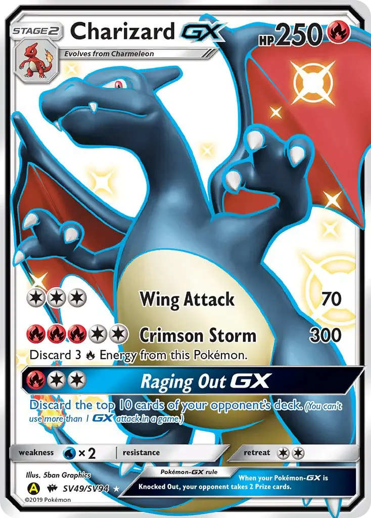 Carte Dracaufeu-GX