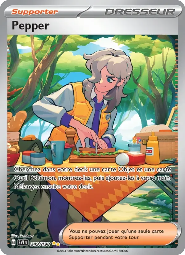Carte Pokémon Pepper — Écarlate et Violet