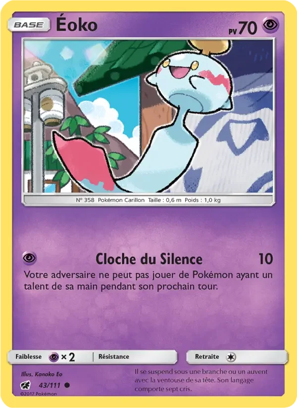 Carte Pokémon Éoko — Invasion Carmin