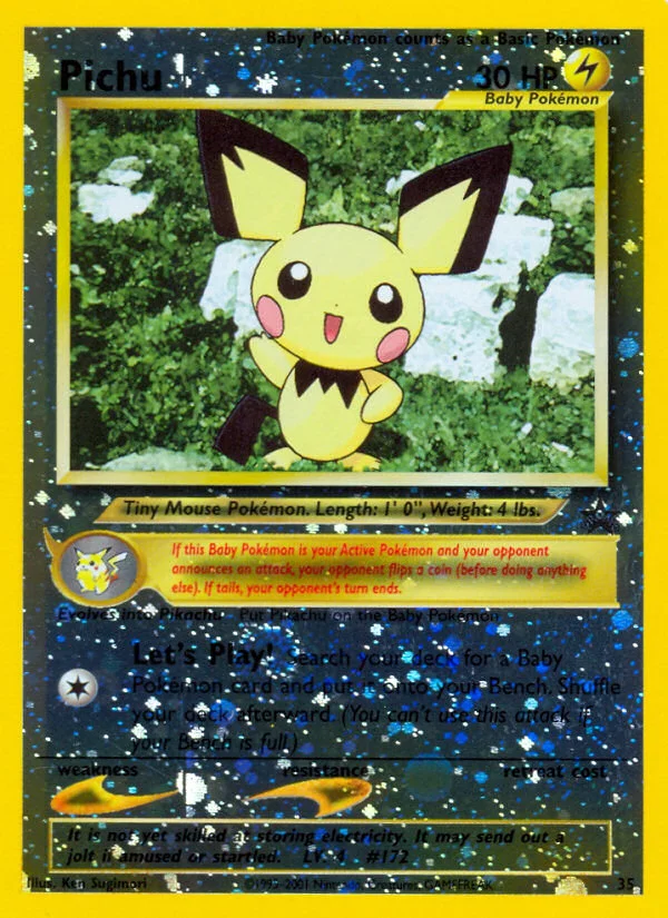 Carte Pokémon Pichu — Promos Wizards