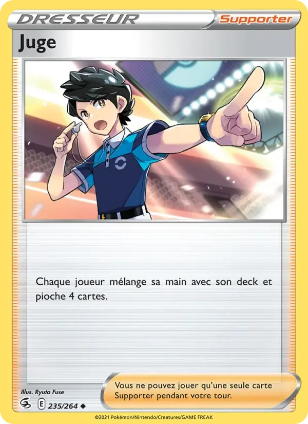 Carte Pokémon Juge — Poing de Fusion