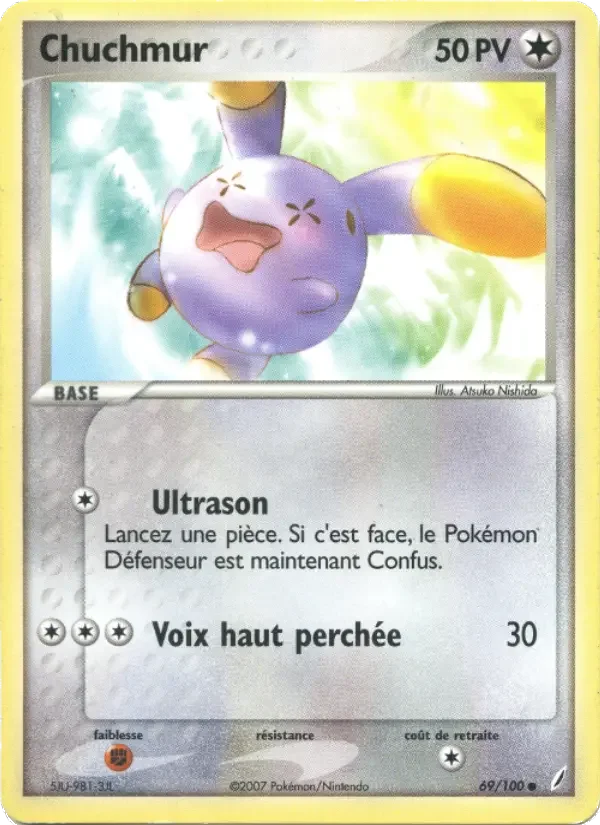 Carte Pokémon Chuchmur — Gardiens de Cristal