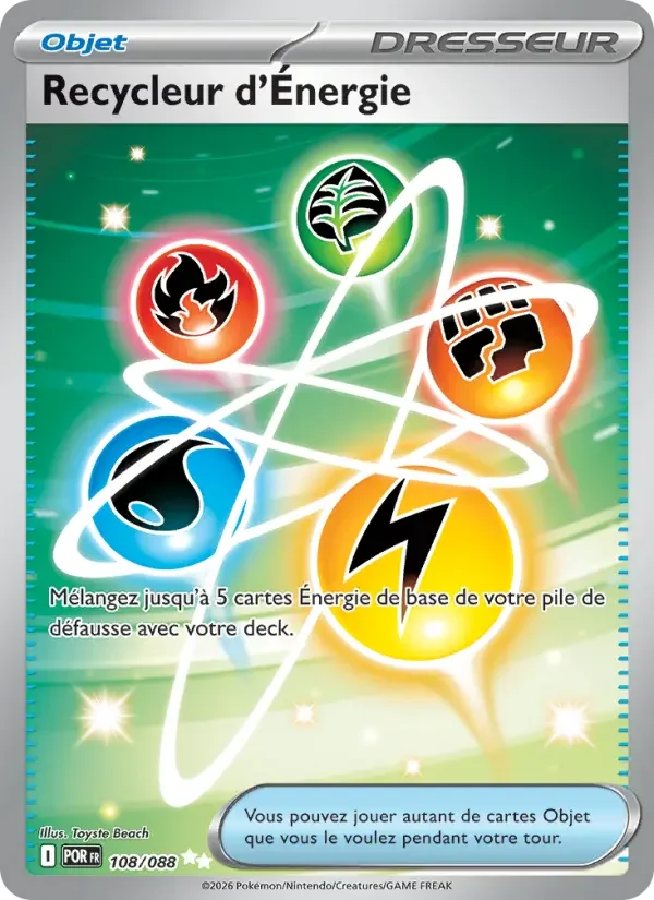 Carte Recycleur d'Énergie
