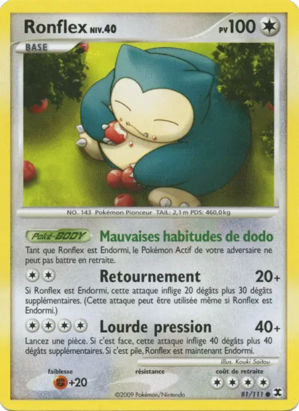 Carte Ronflex Niv. 40