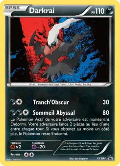 Carte Pokémon Darkrai — Promos X&Y