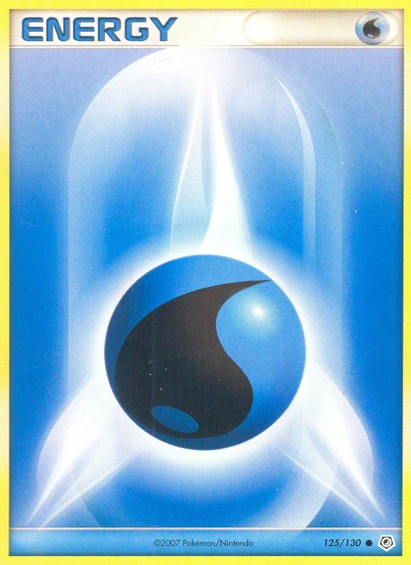 Carte Pokémon Énergie eau — Diamant & Perle