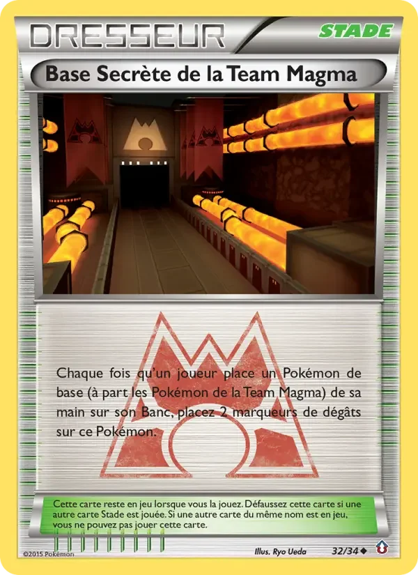 Carte Base Secrète de la Team Magma